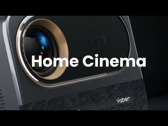 يابر - بروجكتر U12 محمول مع مكبر صوت جي بي ال مزدوج بقوة 5 واط - اسود