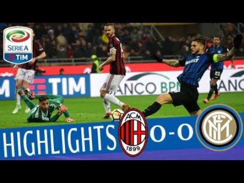 Video highlights della Milan vs Inter (0 a 0) - Giornata 27 - Fantacalcio e fantamedie