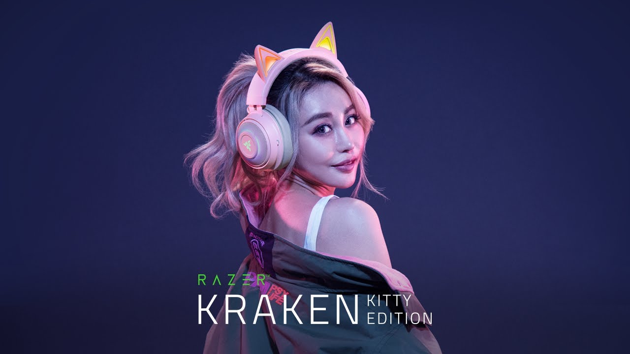 Ігрова гарнітура Razer Kraken Kitty Edition (Black) RZ04-02980100-R3M1 video preview