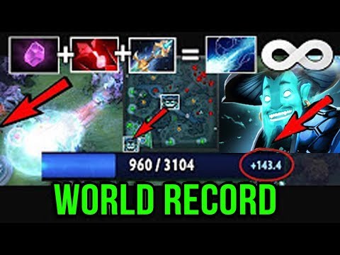 WTF WORLD RECORD 143 Mana/s  4x ULTRA KILL Crazy Storm Arcane Fountain Zip by Miracle 7.07 Dota 2