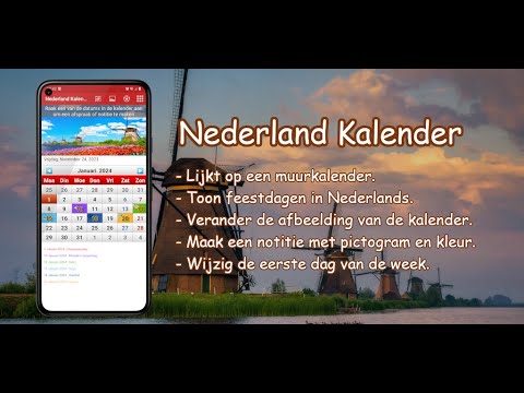 Nederland Kalender 2024 Video