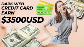 Amazing trick for earning $3500USD only $179USD dark web financial services at the evening hour of 2