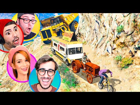 SALGO IL MONTE CHILIAD CON I VEICOLI PEGGIORI DI GTA 5!