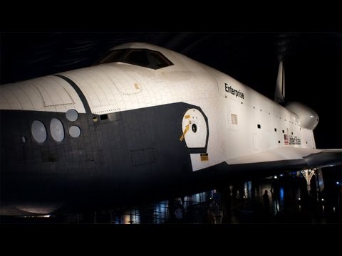 Tested Visits the Space Shuttle Enterprise