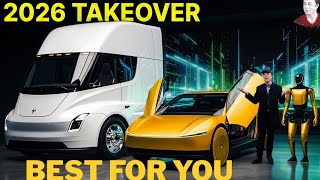 Elon Musk's 2026 Vision: How 3 Major Tesla AI Reveals Are Poised to Take Over the Global Market.