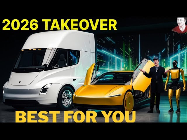 Elon Musk's 2026 Vision: How 3 Major Tesla AI Reveals Are Poised to Take Over the Global Market.
