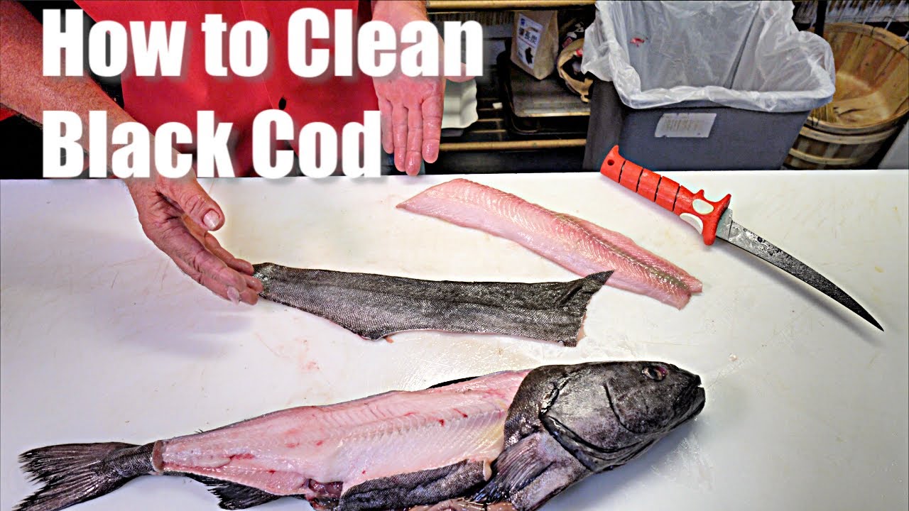 How to Clean Prepare Black Cod SableFish