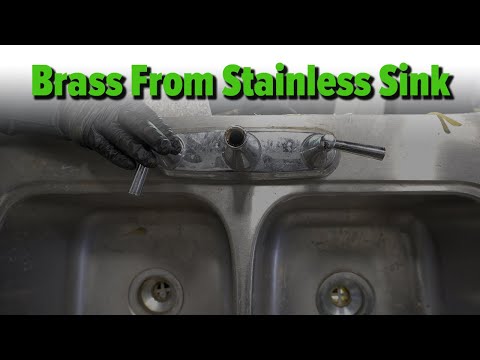 Cleaning A Stainless Steel Sink for Scrap