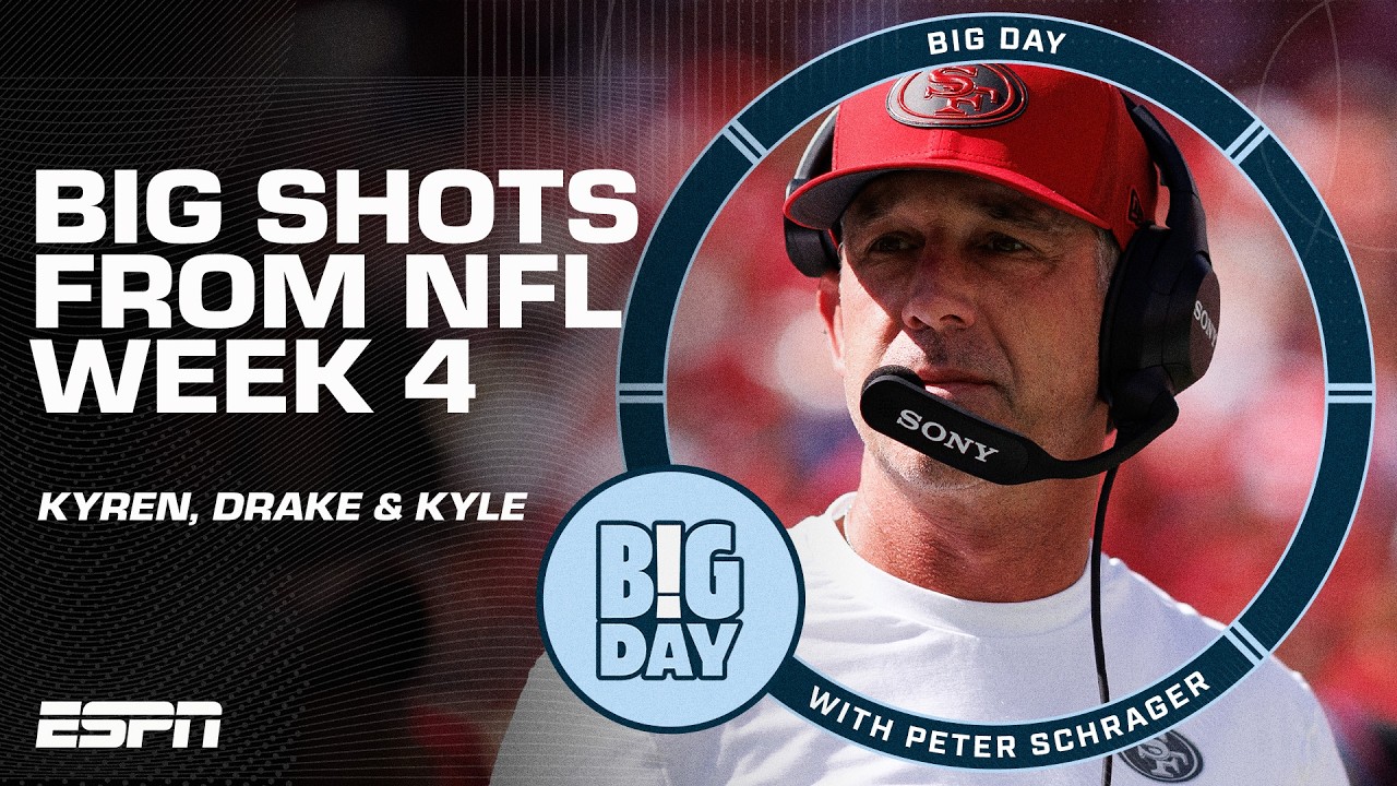 BIG SHOTS from NFL Week 4 👉 Why Kyren Williams, Drake Maye & Kyle Shanahan stand out! | Big Day