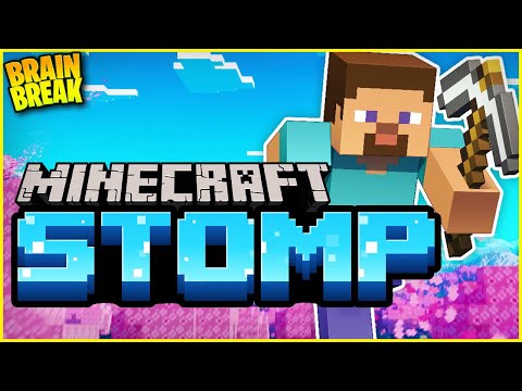 ⛏️ Minecraft Stomp 🕷️ Brain Break for Kids 💀 Just Dance 🗡️ Danny GoNoodle