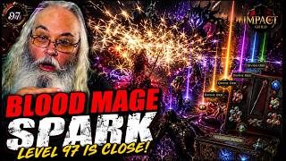 POE2 Blood Mage Spark | Pushing Toward Level 97, Divine Drops & New Crafting Knowledge