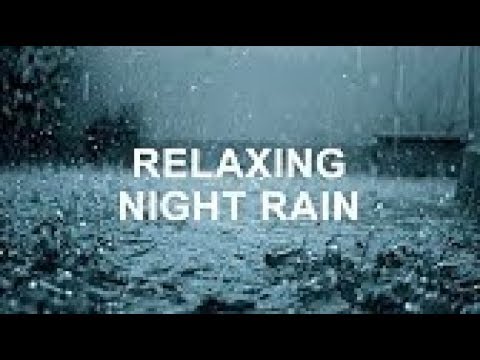 30 MINUTES Gentle Rain at Night: Rain Sounds for Sleep: Relaxing: Meditation