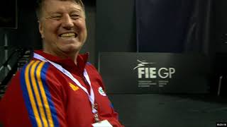 2020 79 P1 01 F E Individual Doha QAT GP PODIUM NAVARRIA ITA vs POPESCU ROU