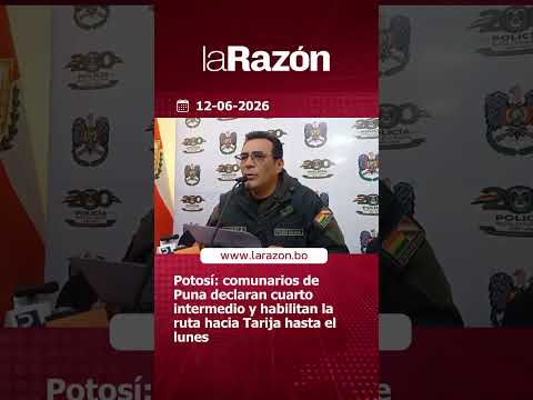 Comunarios de Puna levantan bloque0