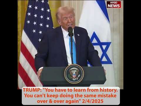 TRUMP: U.S. will take over Gaza strip, long-term ownership, not same mistake over & over again