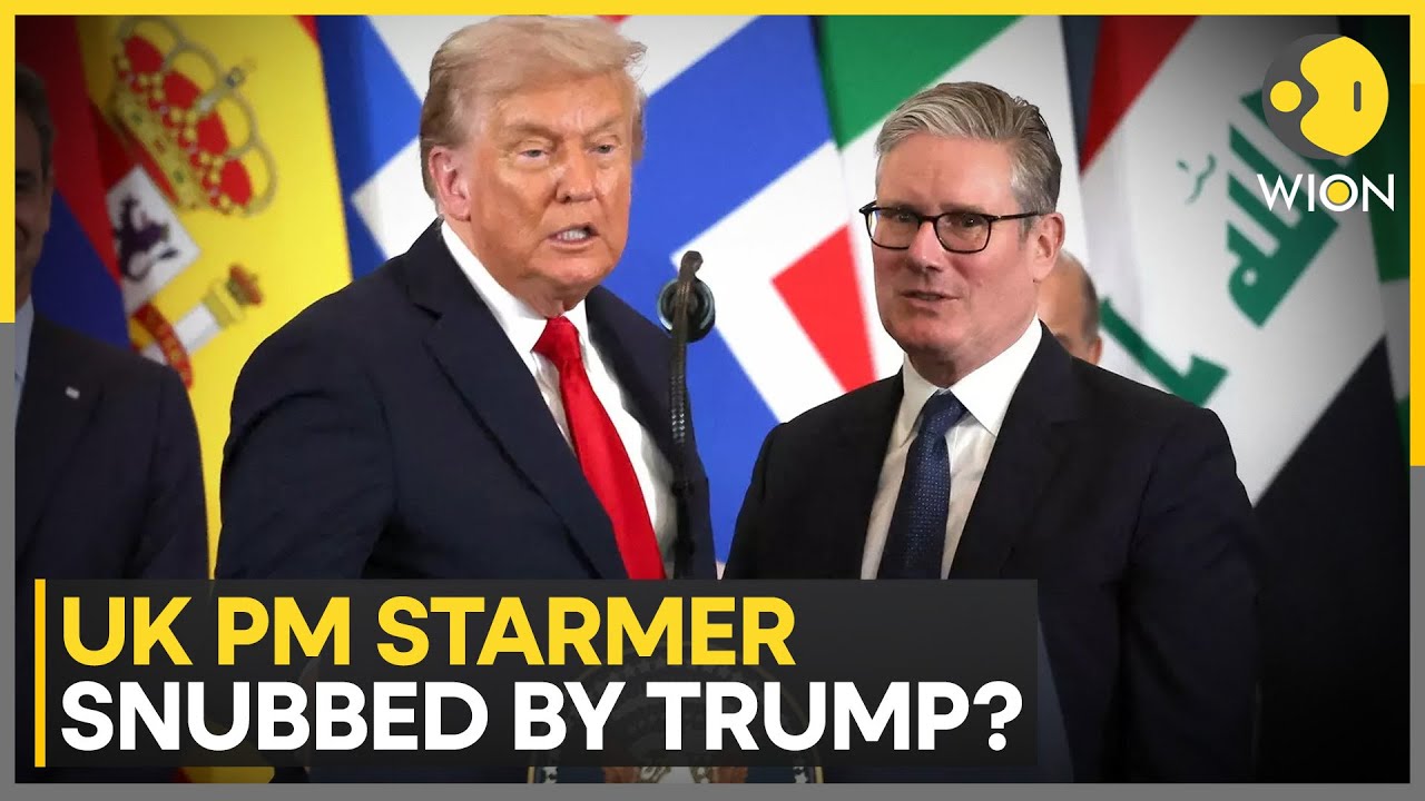 Trump Appears to Snub UK PM Keir Starmer at Egypt Summit | Awkward Moment Sparks Reactions | WION