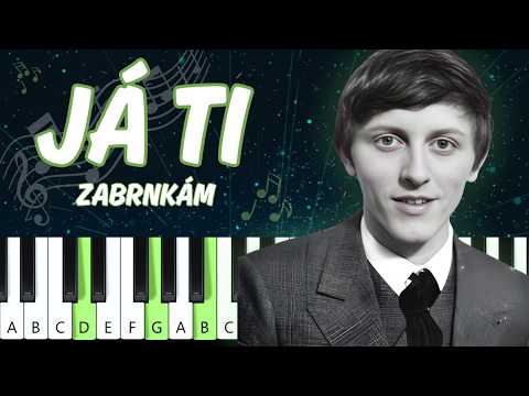 Václav Neckář - Já ti zabrnkám (piano tutorial | noty | MIDI | české písničky)