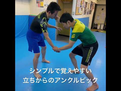 立技初心者へ。崩してからのアンクルピック
