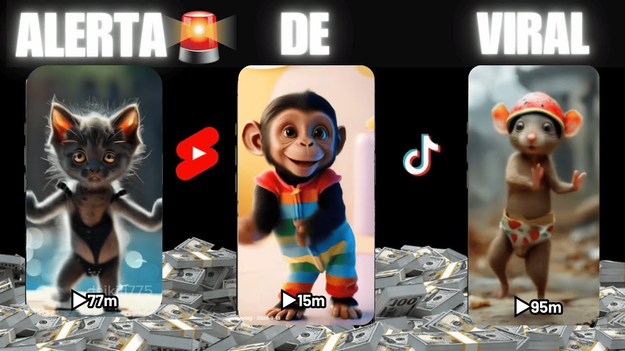 IMPOSSÍVEL NÃO MONETIZAR NESSE NICHO! Clonei um TIKTOK VIRAL de ANIMAIS usando IA 🔥