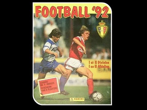 STICKERS PANINI BELGIUM CHAMPIONSHIP 1992 FC ANTWERP