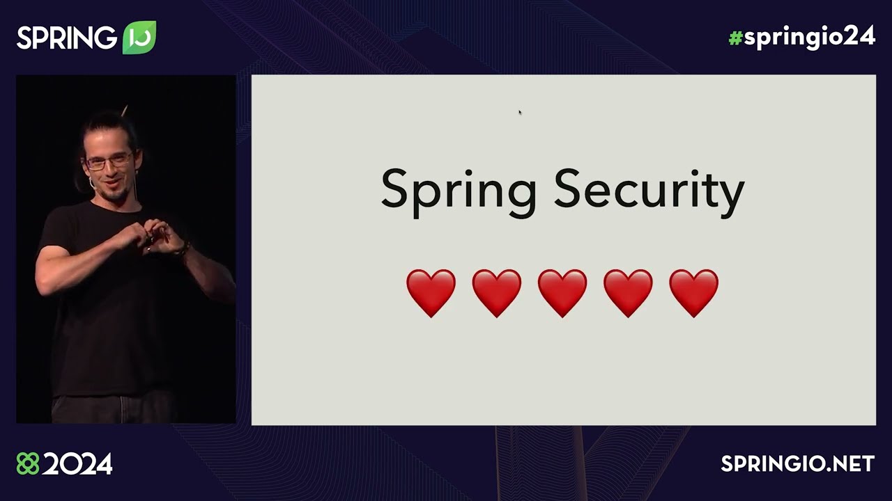 Spring Security Architecture Principles by Daniel Garnier-Moiroux @ Spring I/O 2024