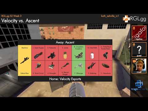 BAD AUDIO S2 - Pick/Ban Prolander - Velocity vs Ascent - RGL.gg - Week 4 - Asvhille