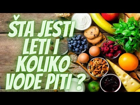 Šta Jesti i Koliko Vode Piti Leti?