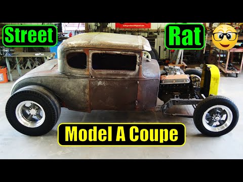 Custom Hot Rod Grill Made From Tie Wire - Model A Ford Coupe