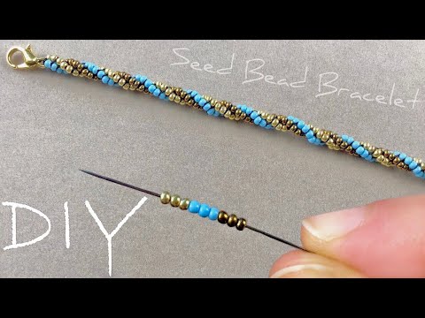 Herringbone Bracelet Tutorial: Three Bead Spiral Herringbone Rope