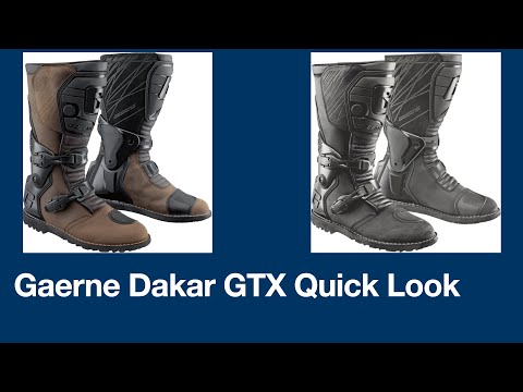 2021 Gaerne Dakar Goretex Boots Quick Look / Review