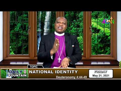 DAILY FOUNTAIN OF MAY 21, 2021 - THE RT. REV'D BENSON CHUKWUNWEIKE (JP)