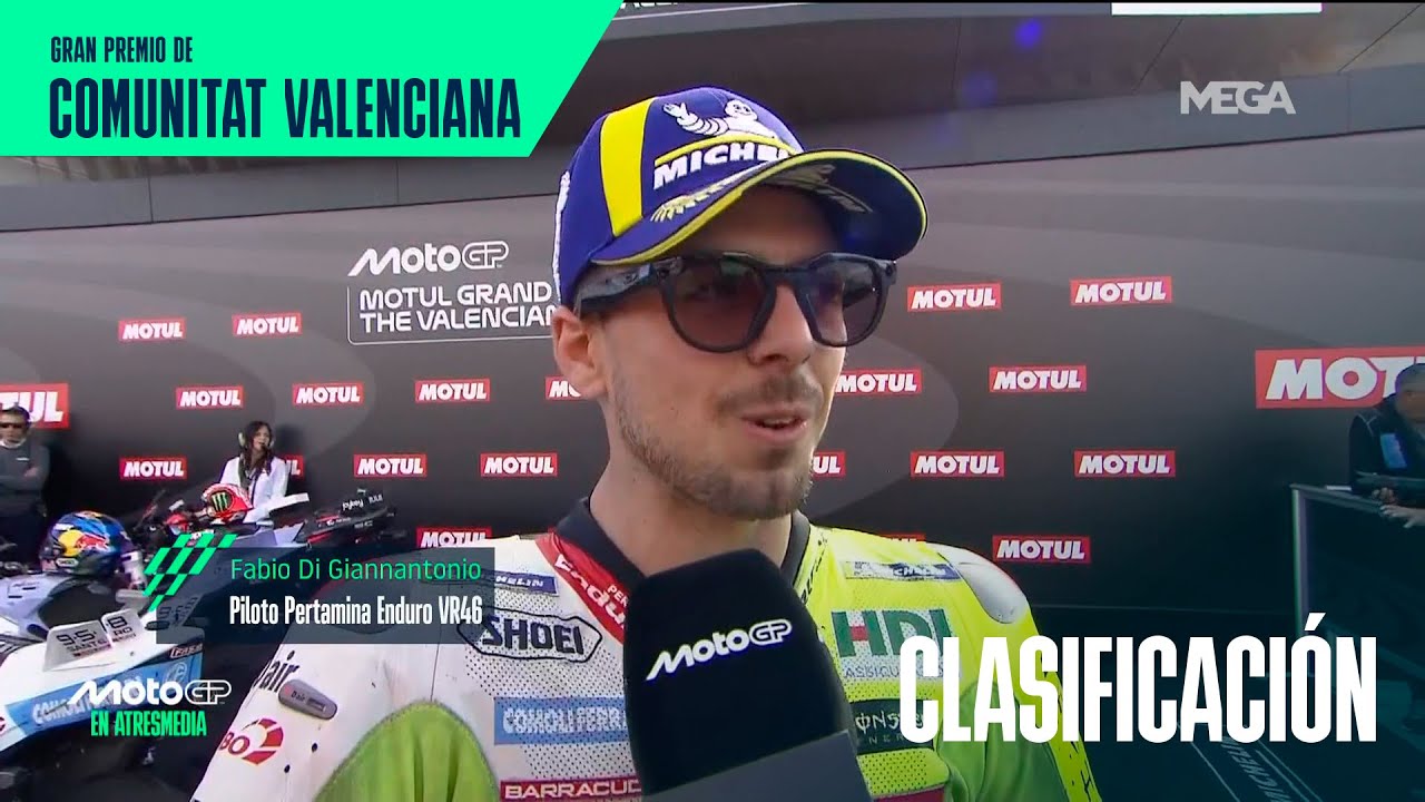 Fabio Di Giannantonio contento con su tercer puesto | Gran Premio de la Comunitat Valenciana