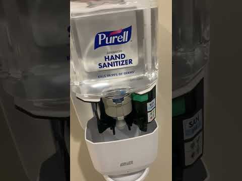 How to replace Purell hand sanitizer dispenser.