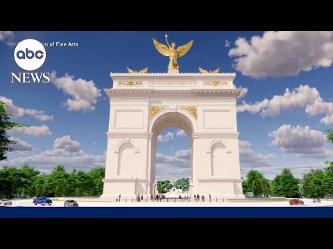 Trump's arch construction to run 20 hours a day for 2 to 3 years, documents show