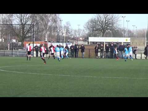 28-01-2017 : SC Feyenoord 013-1 - JVOZ 013-2 ; eerste helft