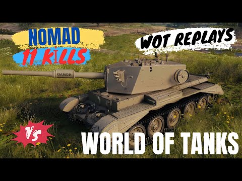 Charioteer Nomad's 11-Kill Win Stuns the Battlefield! 🏆 / World of Tanks / Wot Replays