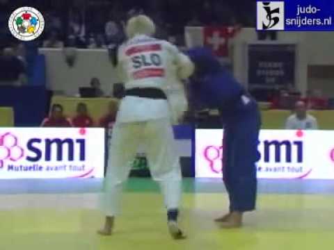 Judo 2009 Paris: Mollerskov (DEN) - Velensek (SLO) [-70kg].