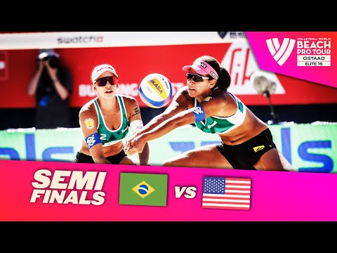 Ana Patrícia/Duda vs. Nuss/Kloth - Semi Finals Highlights Gstaad 2023 #BeachProTour