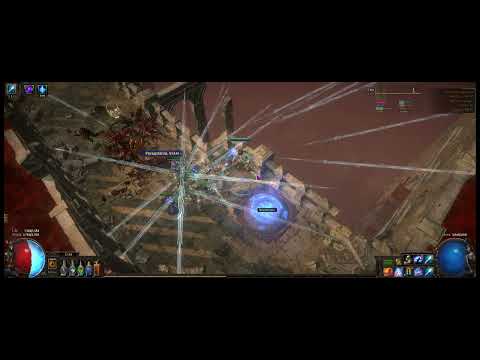 Path of Exile 3.23 - Ice Spear of Splitting and Returning Projectile Support interaction on Totem
