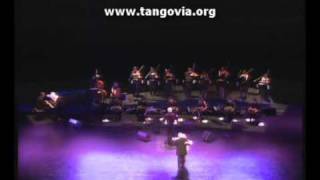 Orquesta Escuela de Tango en Chaillot -Paris 2008 "Milonguero Viejo". Bailan: Carlos y Rosa Perez.