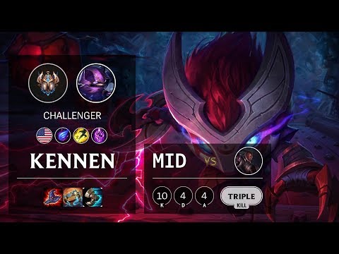 Kennen Mid vs Lucian - NA Challenger Patch 10.10