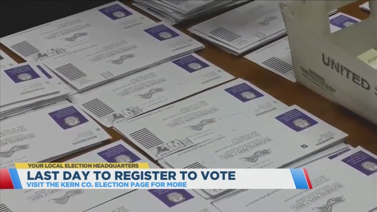 Last day to register to vote in special election