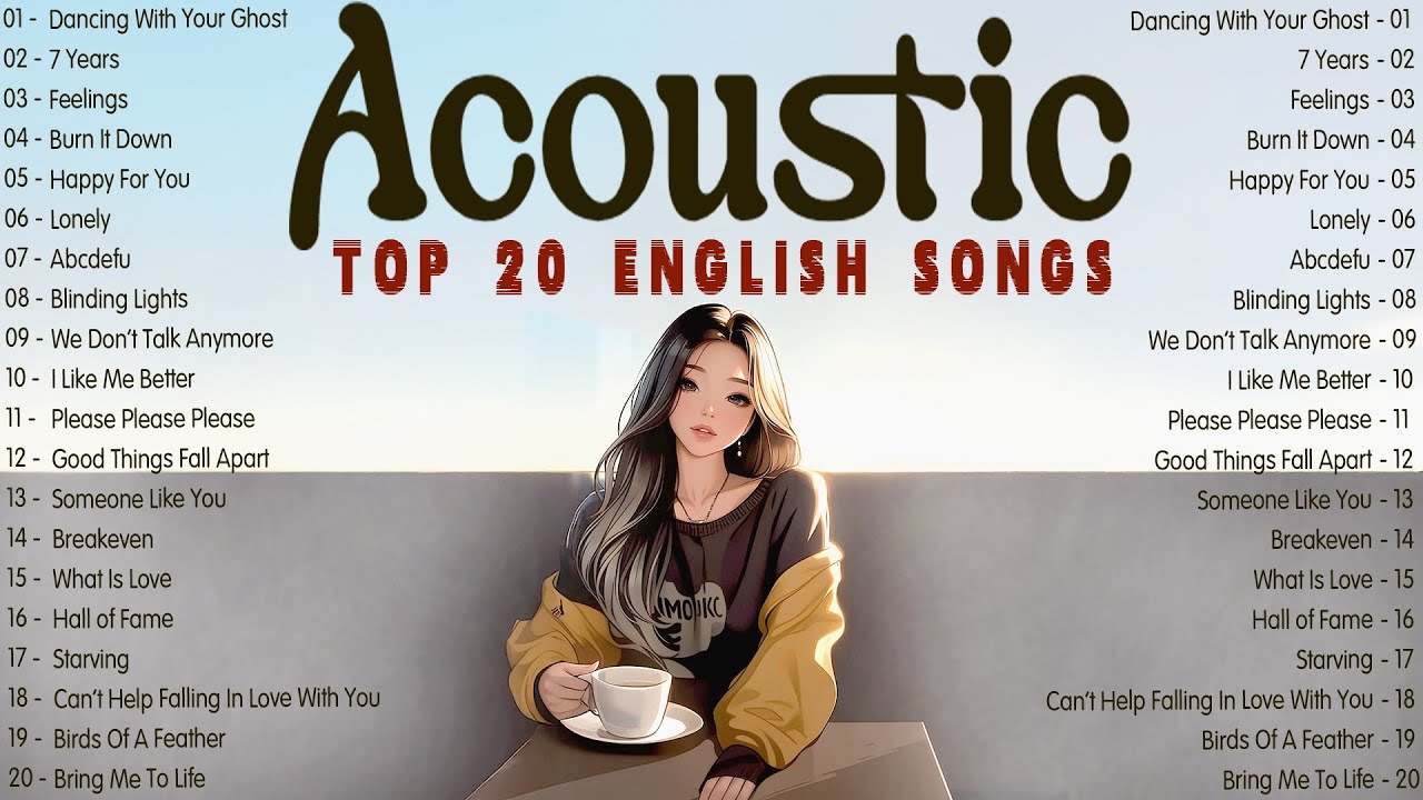 Top 20 Acoustic Music 2026 New Songs with Lyrics 💕 1 Hour Perfect For Homework