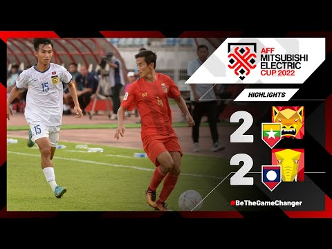 Myanmar 2-2 Laos (AFF Mitsubishi Electric Cup 2022...