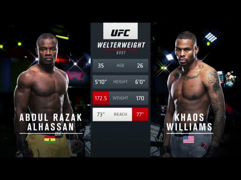 UFC Vegas 14: Williams vs. Alhassan (Full Fight Highlights)