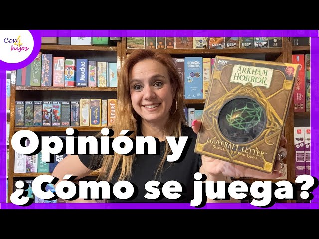Vídeo relacionado con Asmodee Arkham Horror Lovecraft Letter, Juego de Cartas