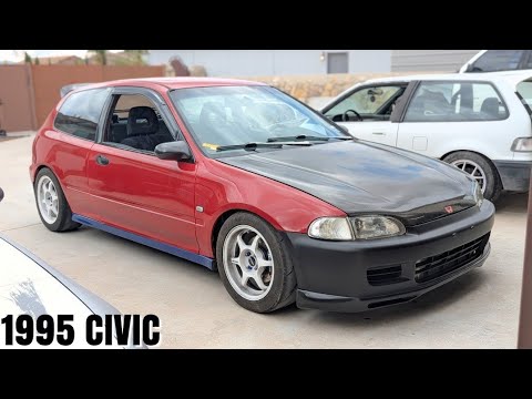 ASMR - Civic EG Gets EK Sideskirts, New Bumper & Front Lip (Wings West Replica)