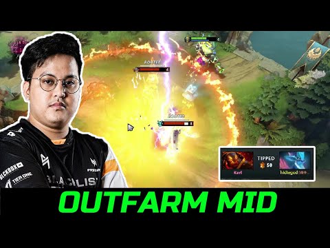 KARL GODLIKE EMBER - TIP AND OUTFARMS MID DOTA 2