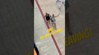 Made It With Seconds to Spare! 😅 #pierrunners #cozumel #margaritavilleatsea #cruise