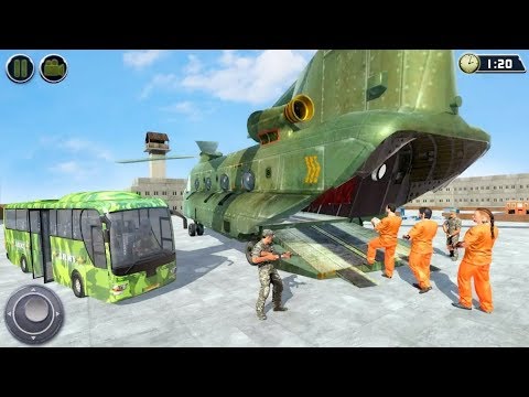 Offroad US Army Helicopter Prisoner Transport Gameplay - Android Gameplay# 1